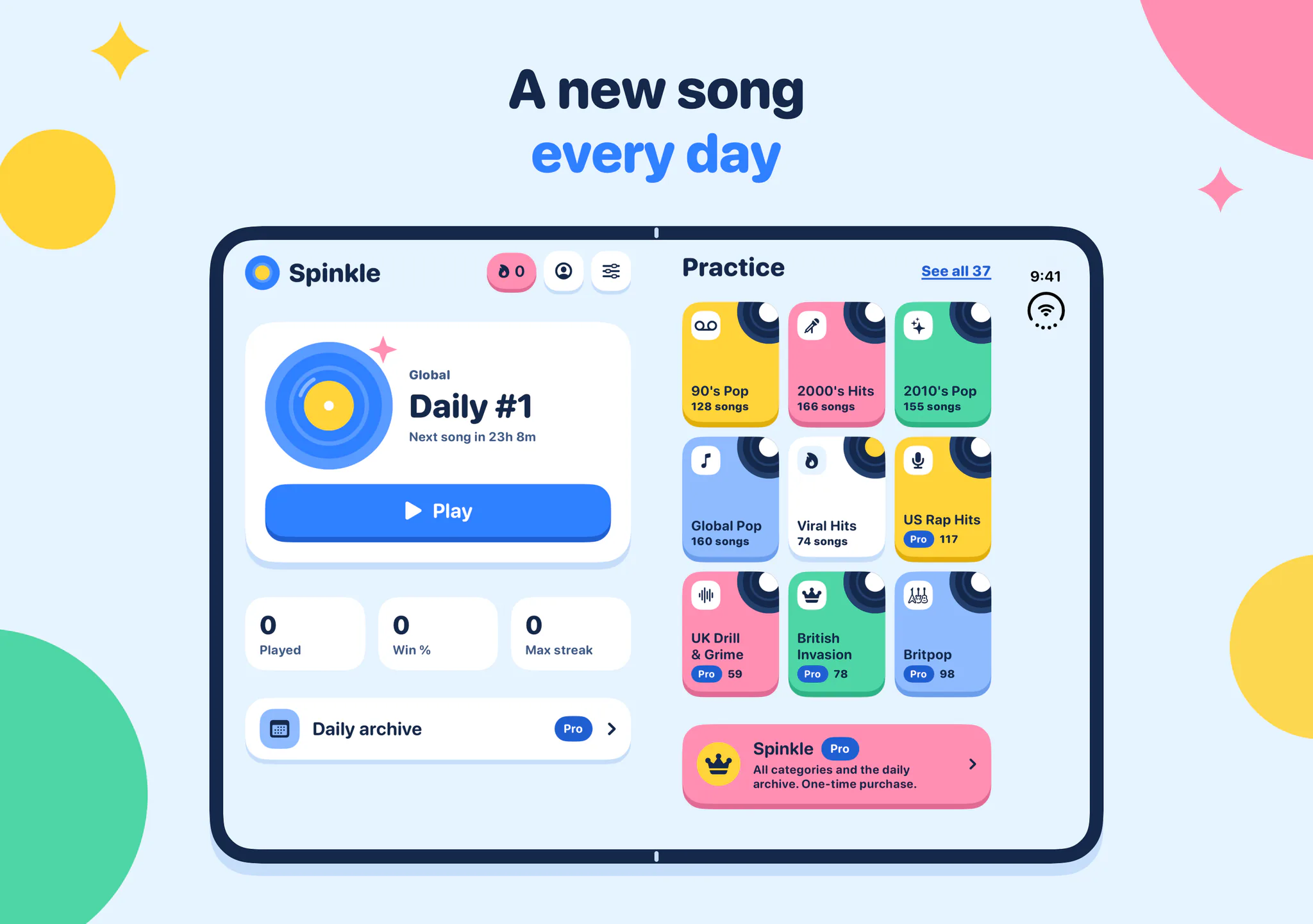 A new song every day