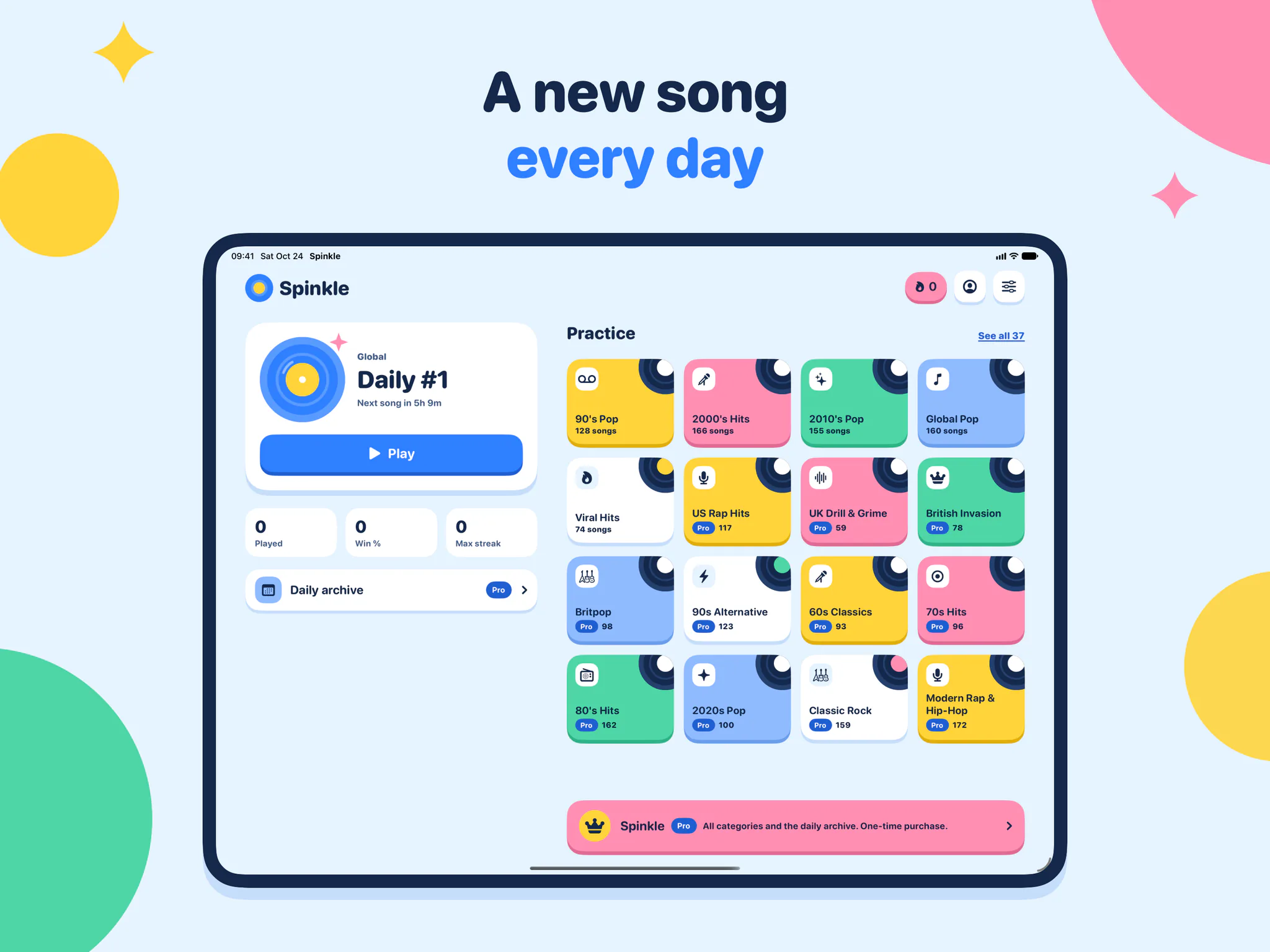 A new song every day