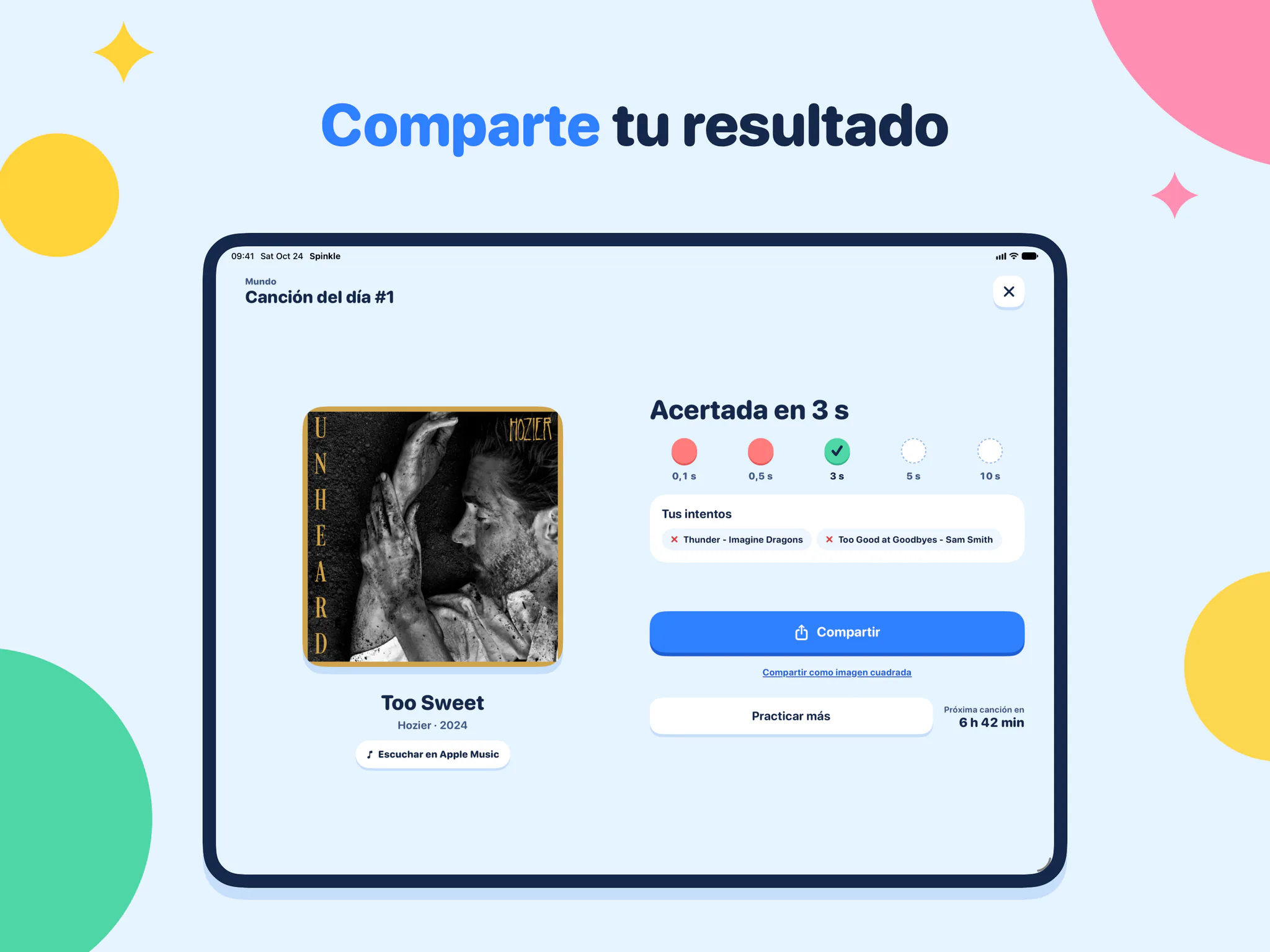 Comparte tu resultado