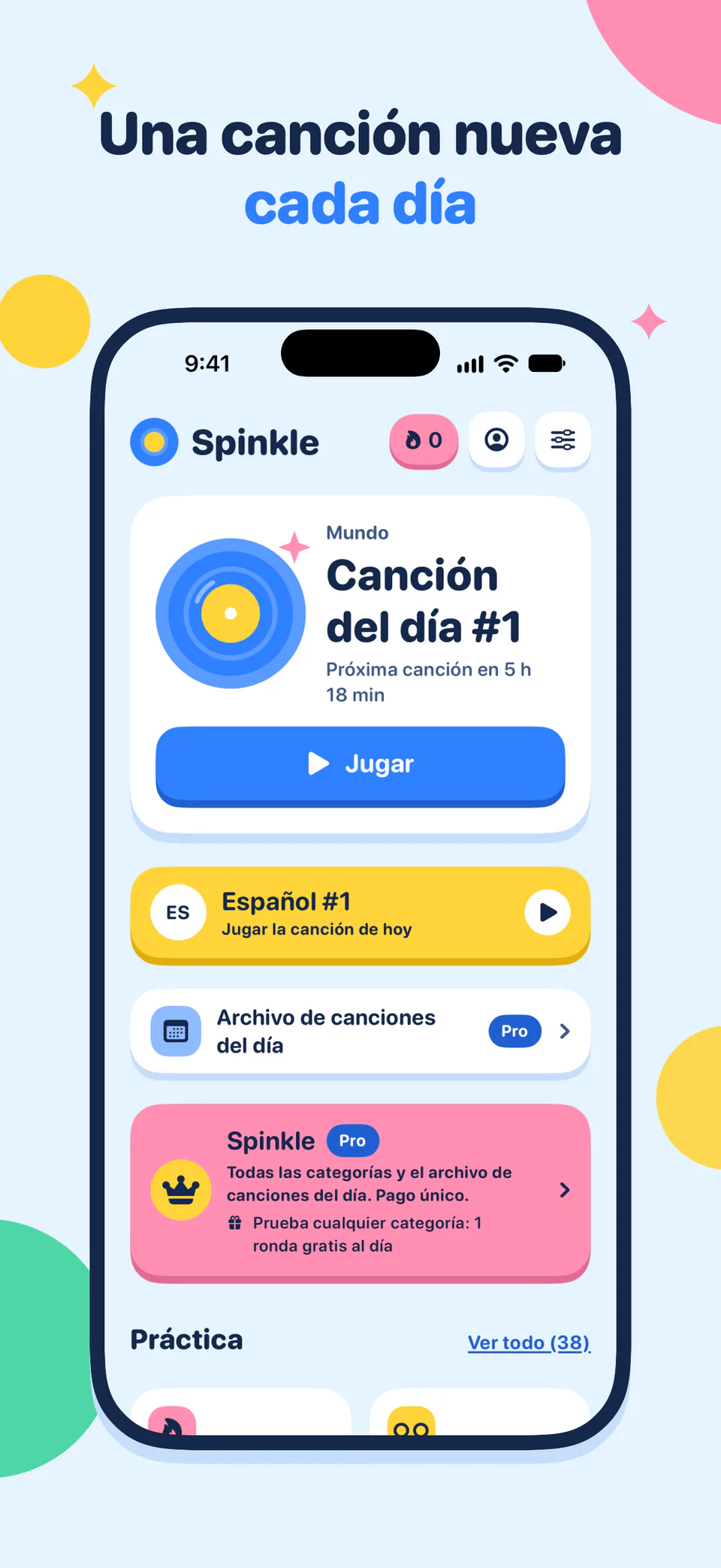 Una canción nueva cada día