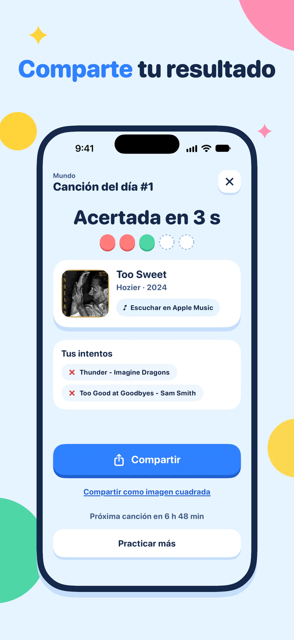Comparte tu resultado