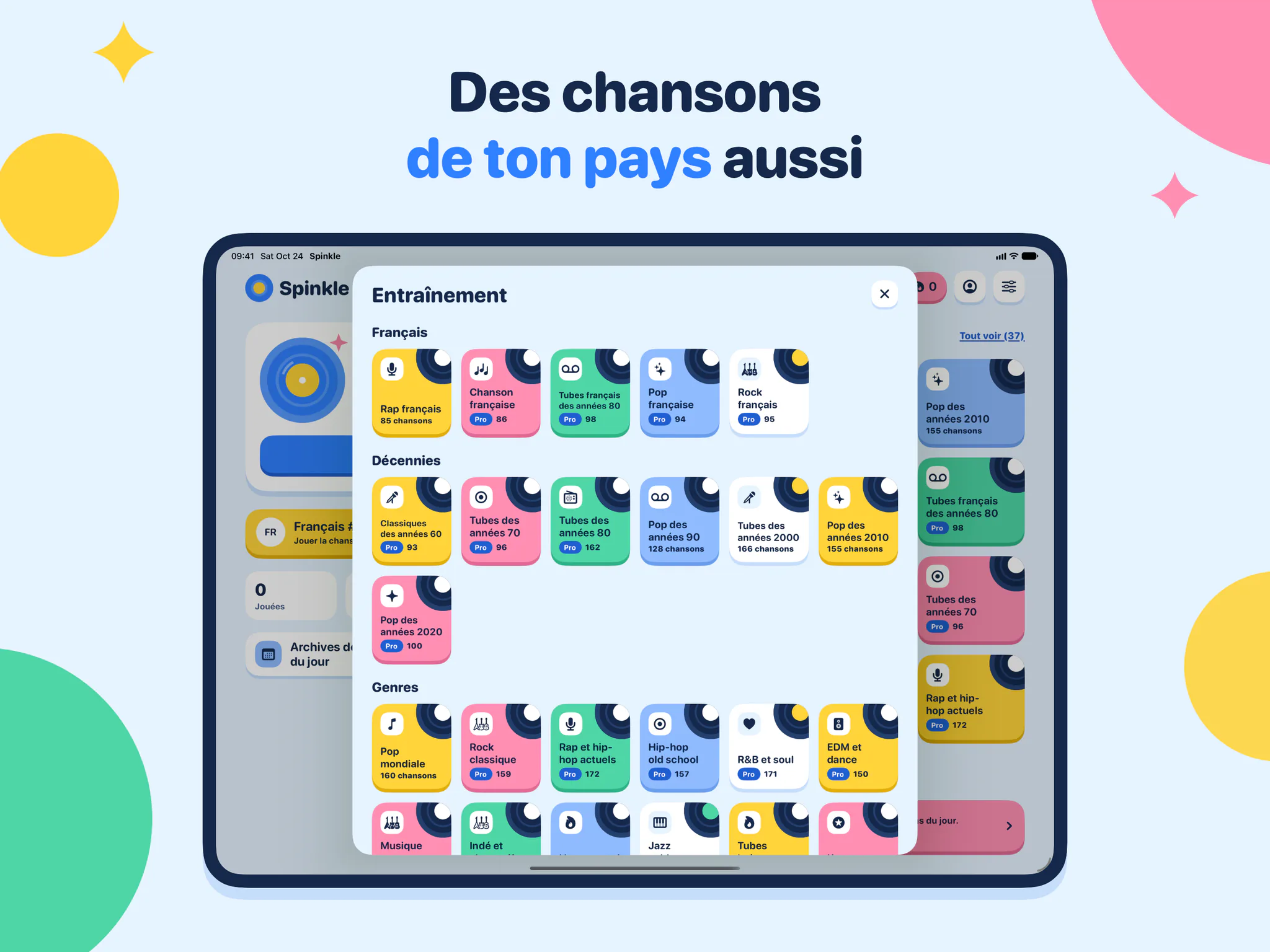 Des chansons de ton pays aussi