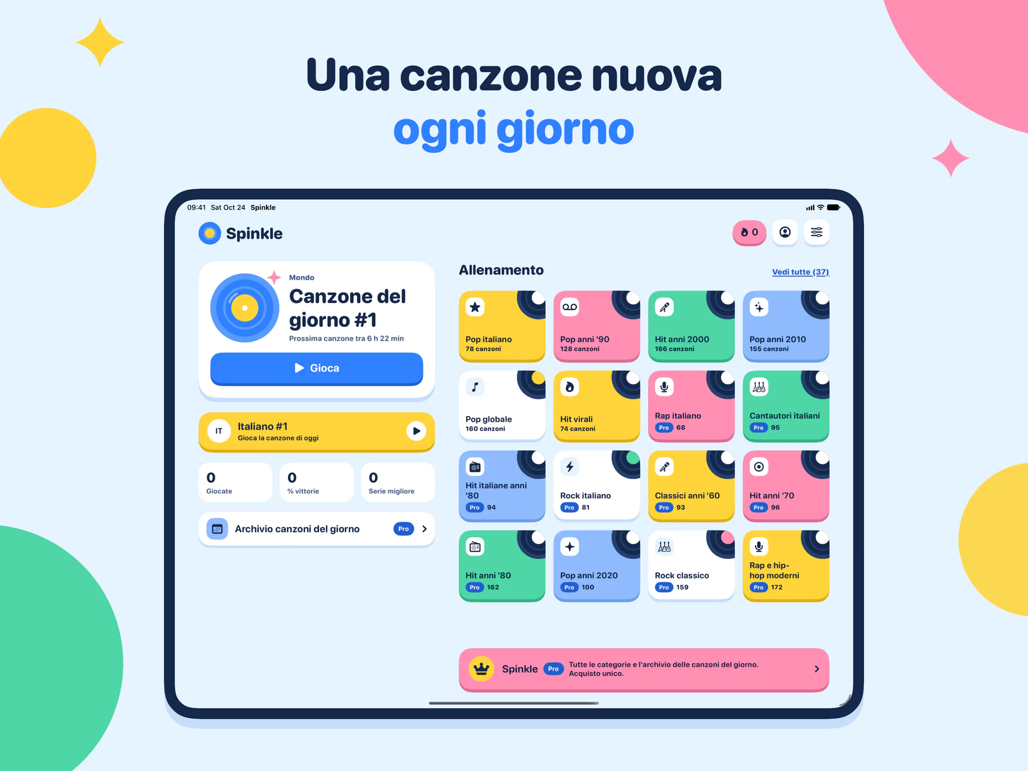Una canzone nuova ogni giorno