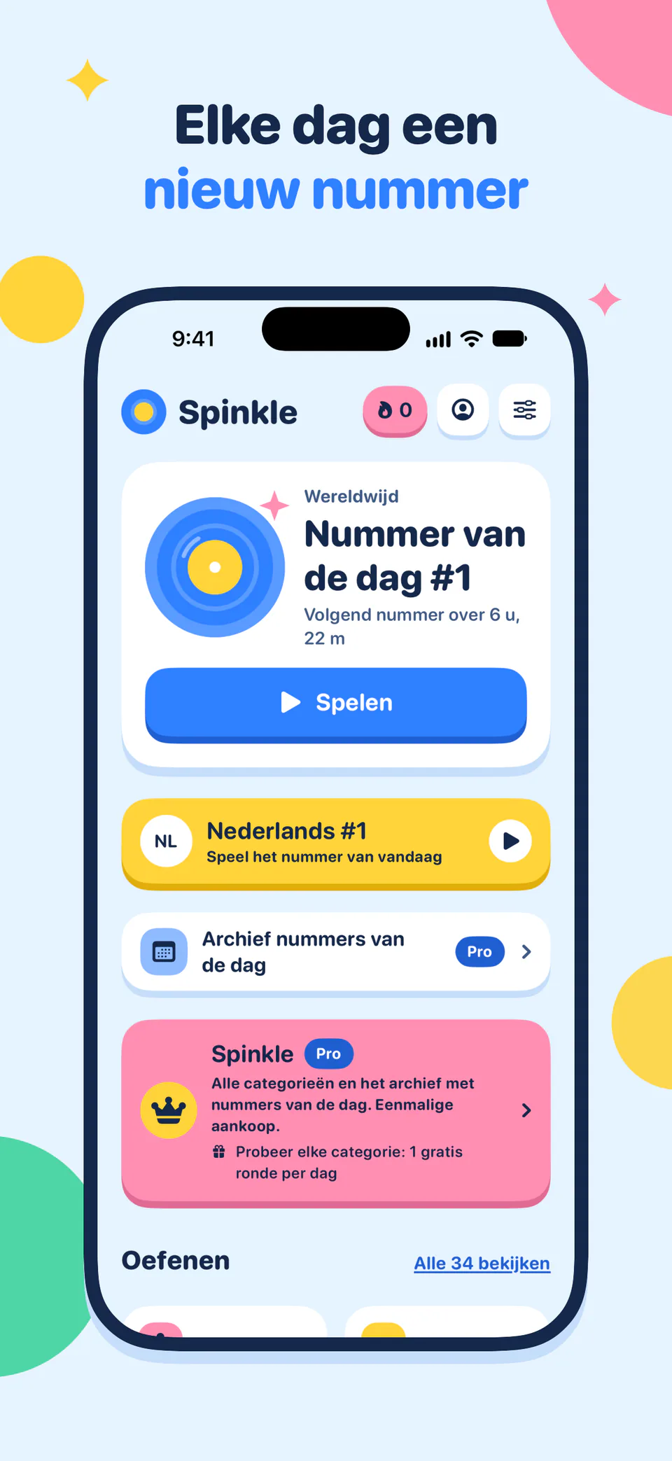 Elke dag een nieuw nummer