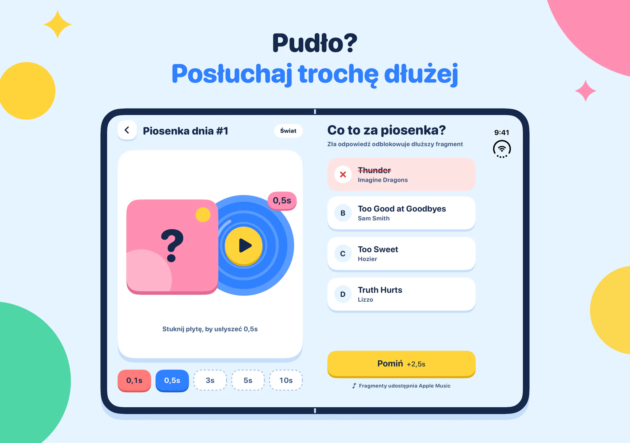 Pudło? Posłuchaj trochę dłużej
