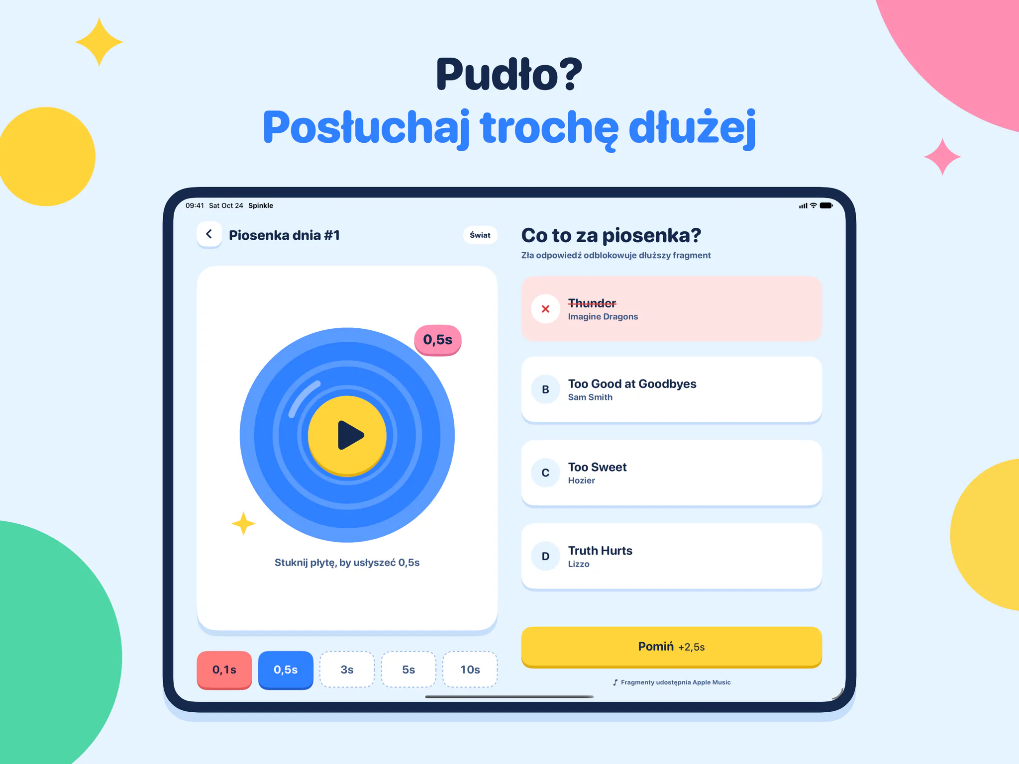 Pudło? Posłuchaj trochę dłużej