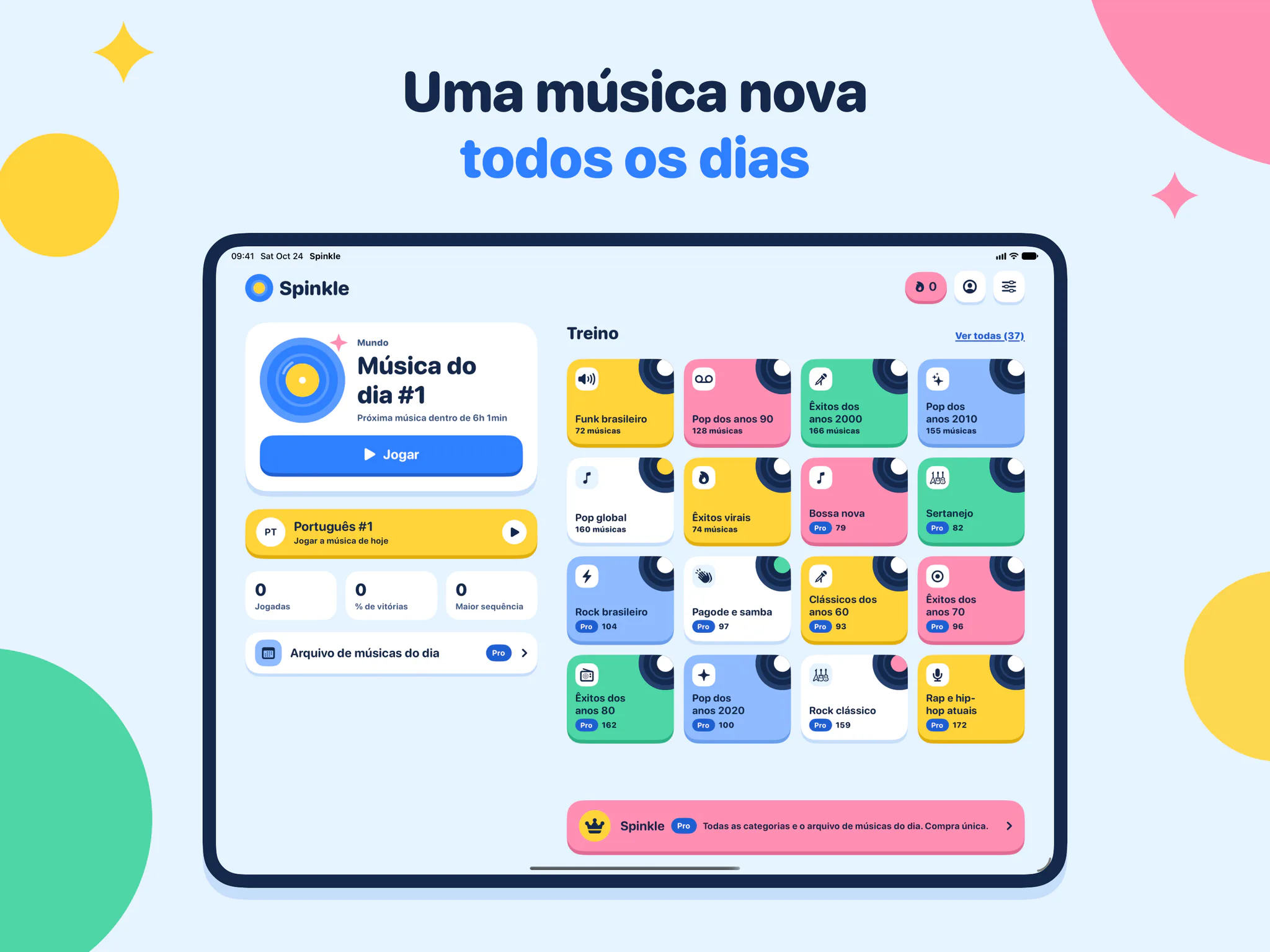 Uma música nova todos os dias