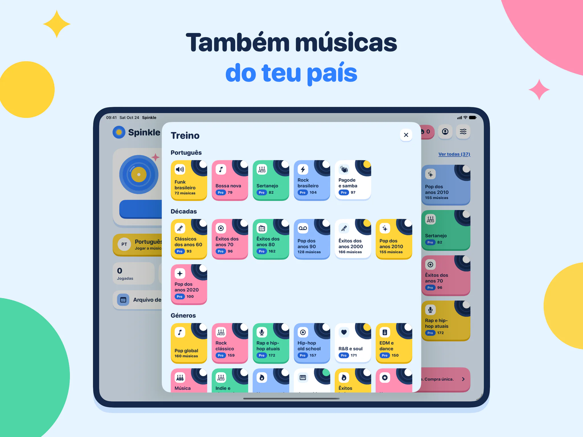 Também músicas do teu país